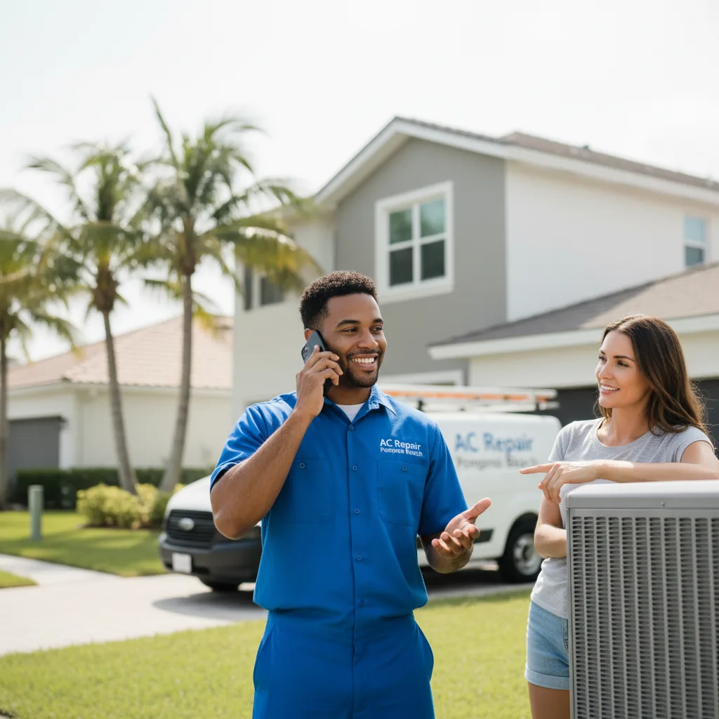 AC Repair Pompano Beach customer support in Hortonville